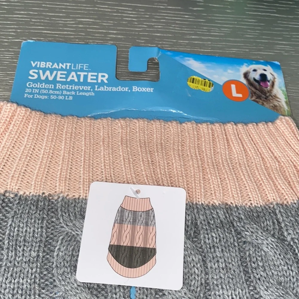 Vibrant dog sweater